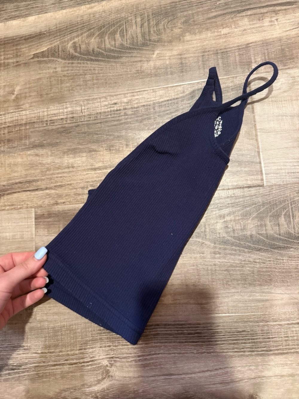 Free People Movement Navy Blue Ribbed Tank - Picture 5 of 5